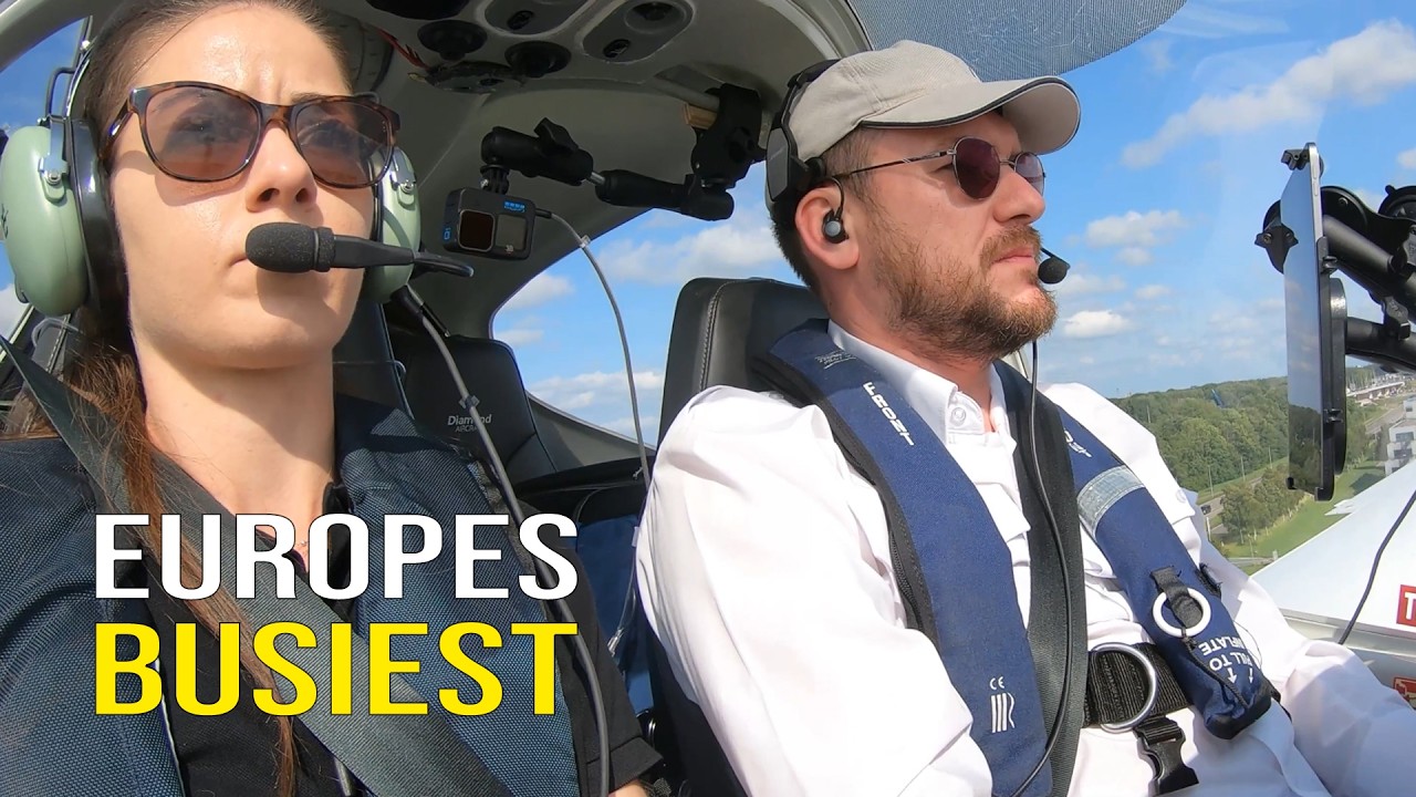 I flew a small aeroplane into Europe's biggest! AGAIN!