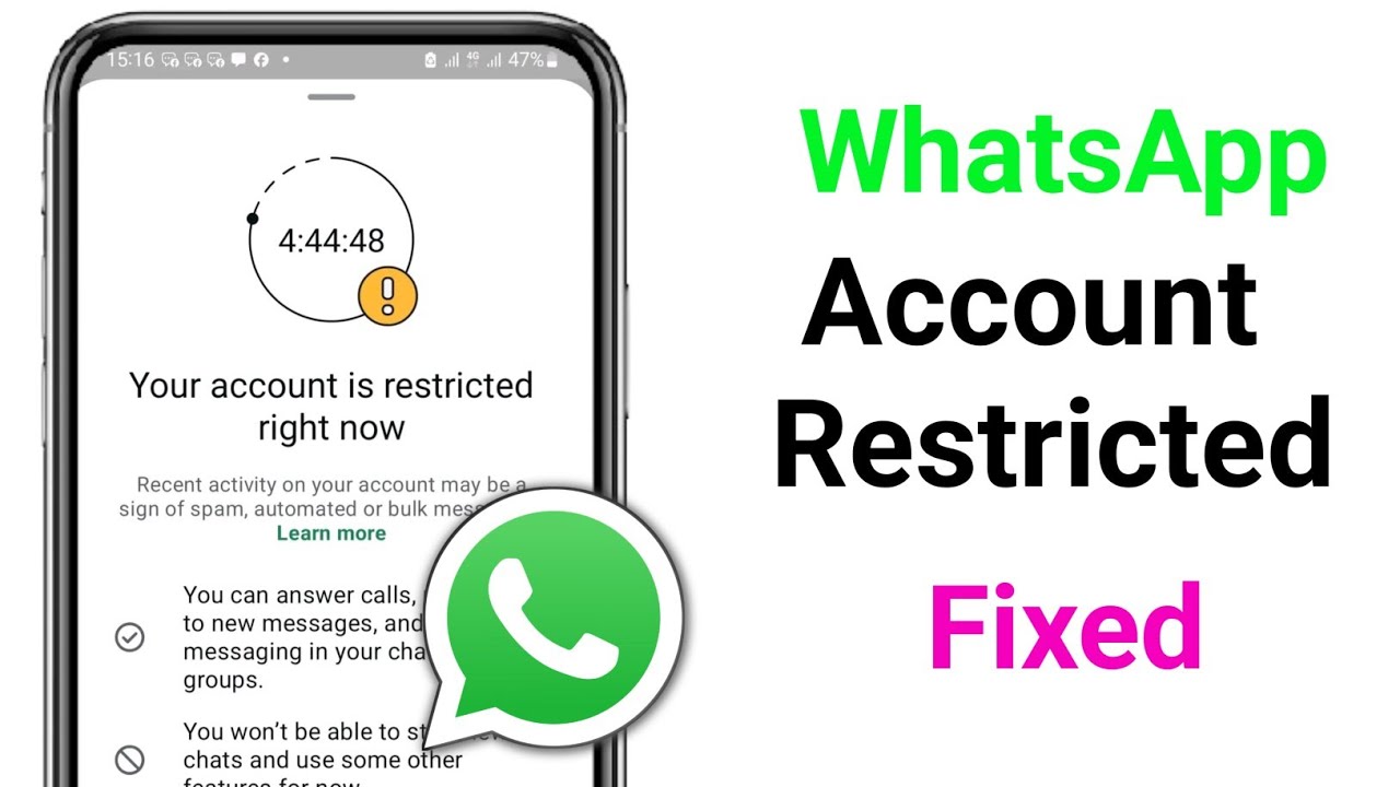WhatsApp Your account is restricted right now Problem 2026 || Account Restricted On WhatsApp