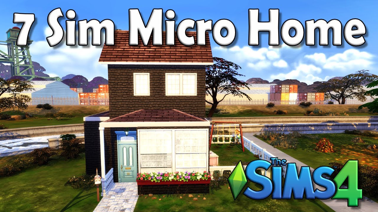 7 Sim Micro Home || Sims 4 || Speed Build || No CC