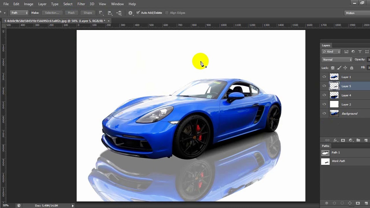 car photo editing