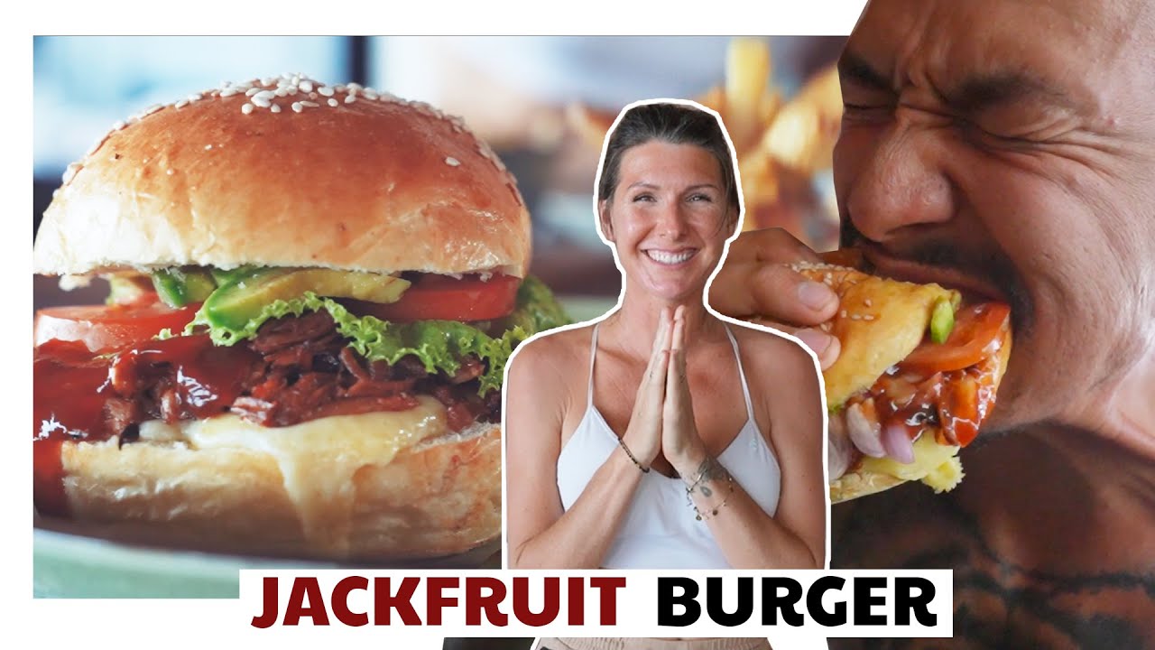 BBQ JACKFRUIT BURGER ala CHIBO | VLOG #180