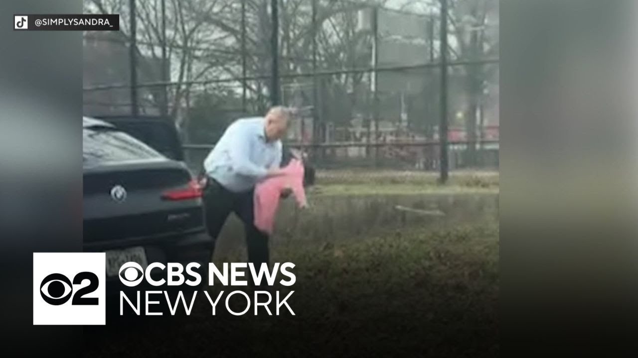 Video shows NYPD detective save choking baby on side of road
