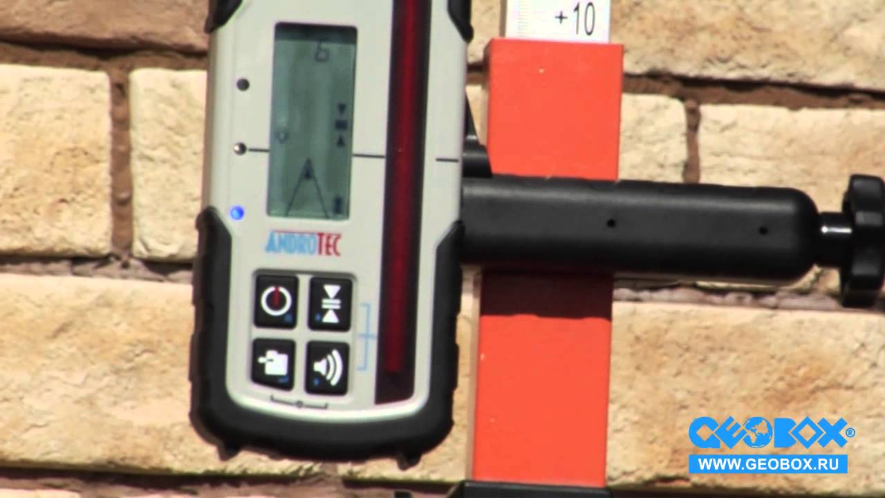 Лучший в мире приемник лазерного излучения для ротационных нивелиров Androtec Metor