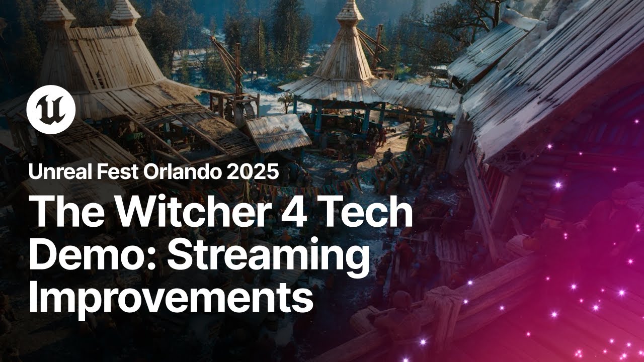 Streaming Improvements for Dense Worlds in The Witcher 4 UE 5 Tech Demo | Unreal Fest Orlando 2025