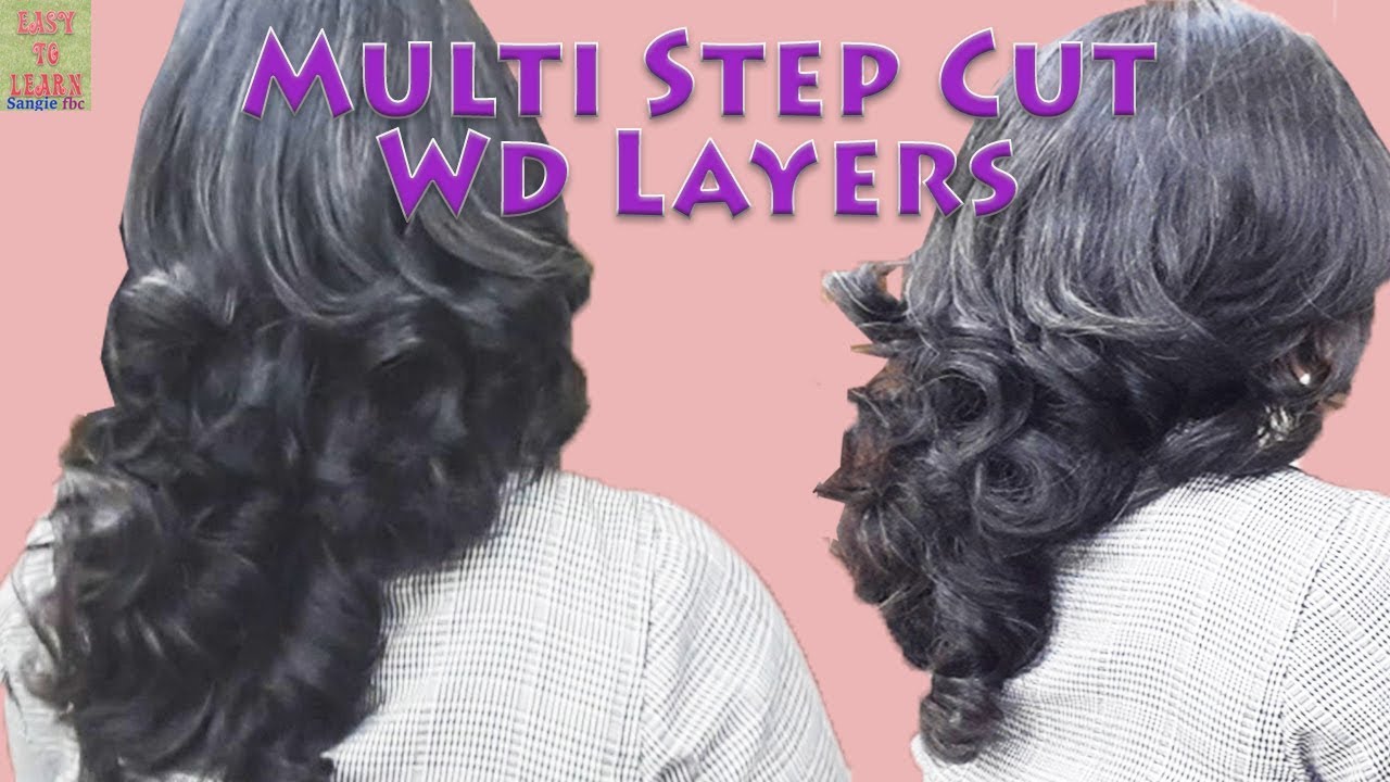 Feather/Layers/Steps Hair Cut-Complete Hair Cut Back And Front(advance)