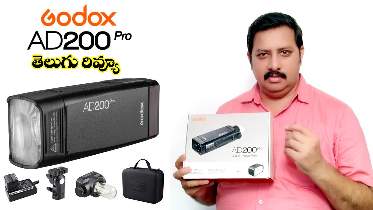 Godox AD200 Pro Telugu Review
