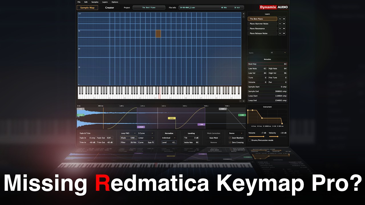 Missing Redmatica Keymap Pro? Sampling Master is the Modern Alternative