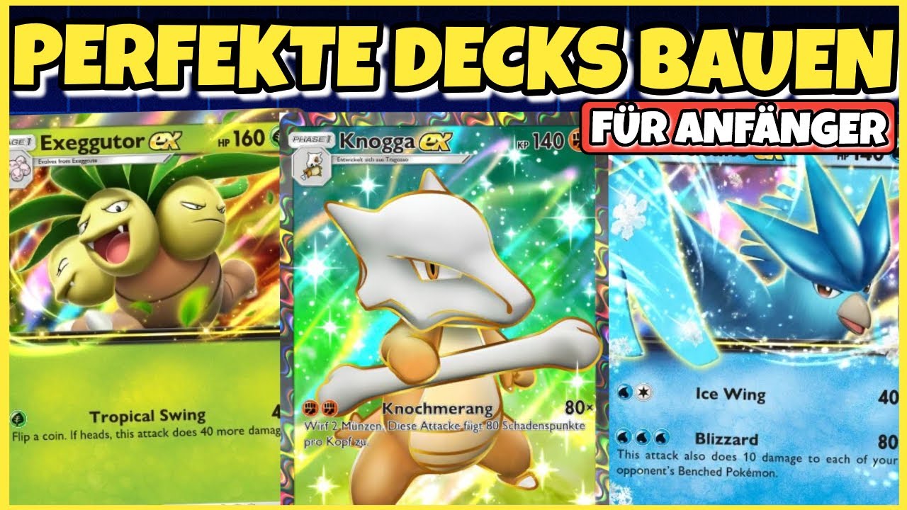 Der ULTIMATIVE Deckbau Guide f&uuml;r Pok&eacute;mon TCG Pocket!