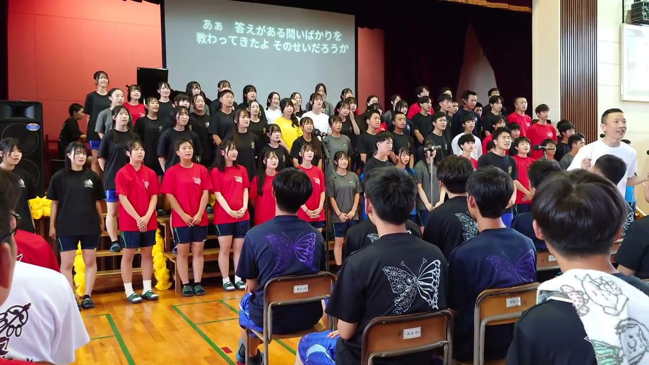 【感動】三国高校 魂の合唱「正解」RADWINPS 文化祭2024