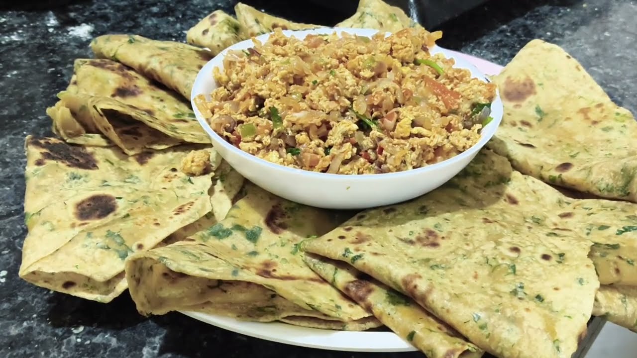 ಮಂತ್ಯ ಚಪಾತಿ ಮತ್ತು ಮೊಟ್ಟೆ ಬುರ್ಜ್ಜಿ (methi chapati and egg burjji) ಈ ರೀತಿ ಮಾಡಿ ನೋಡಿ ತುಂಬಾ ಚನಗಿದೆ