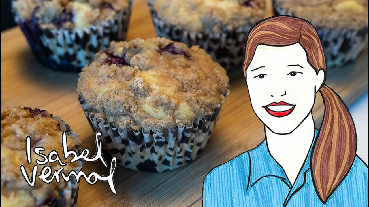 Muffins de arándanos