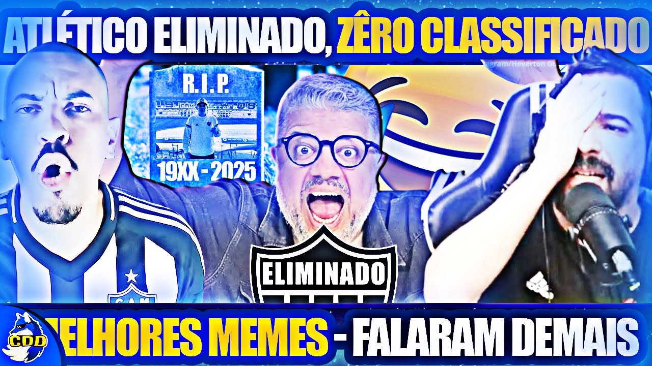 🦊😂 OS MELHORES MEMES! CRUZEIRO elimina ATLÉTICO! ATLETICANOS CANTARAM VITÓRIA ANTES DA HORA