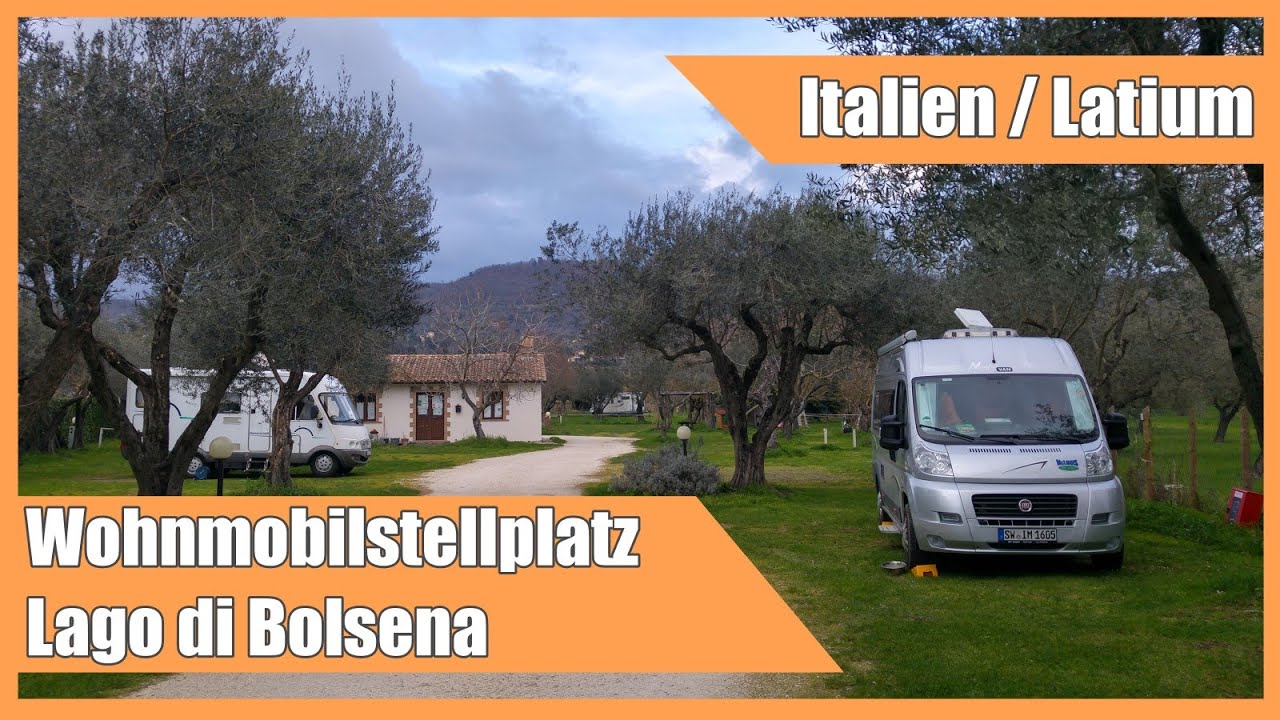 Wohnmobilstellplatz am Lago di Bolsena