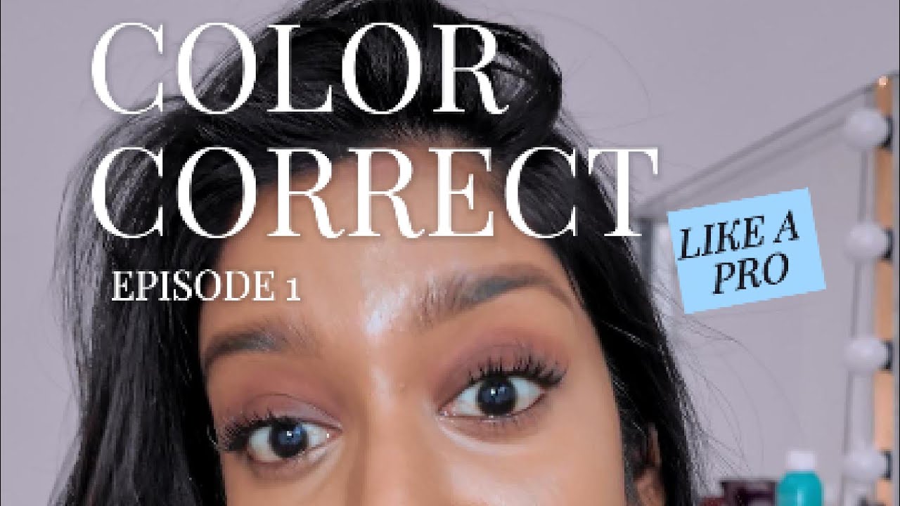 How to Color Correct dark marks , hyperpigmentation , dark circles on Brown Skin #colorcorrecting