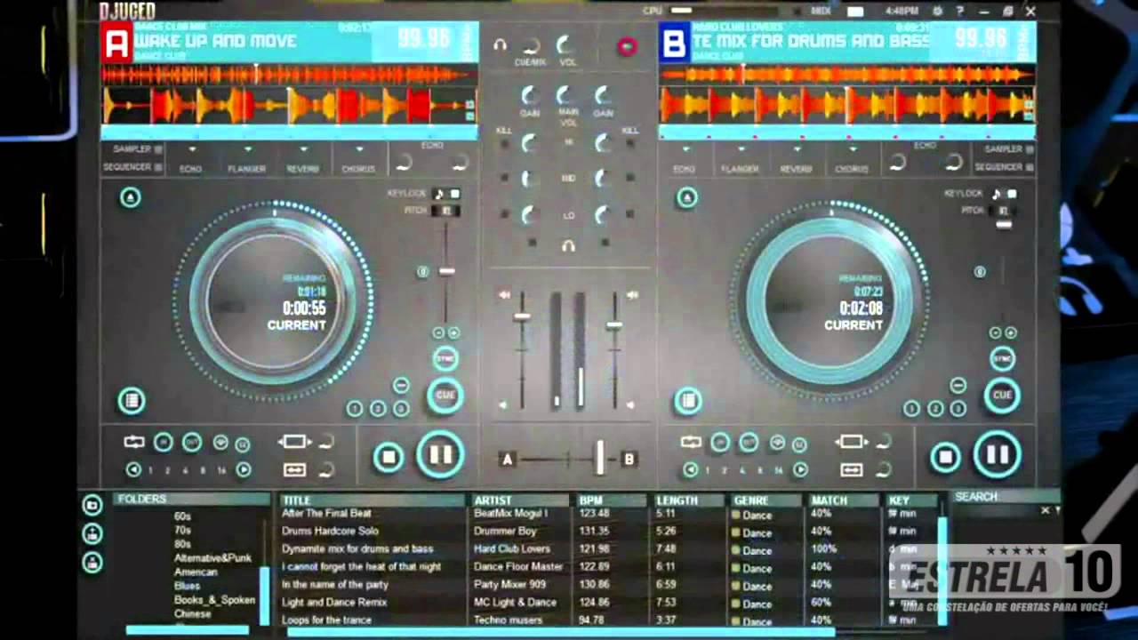 Mesa de som para DJ - Hercules Dj Control Instinct