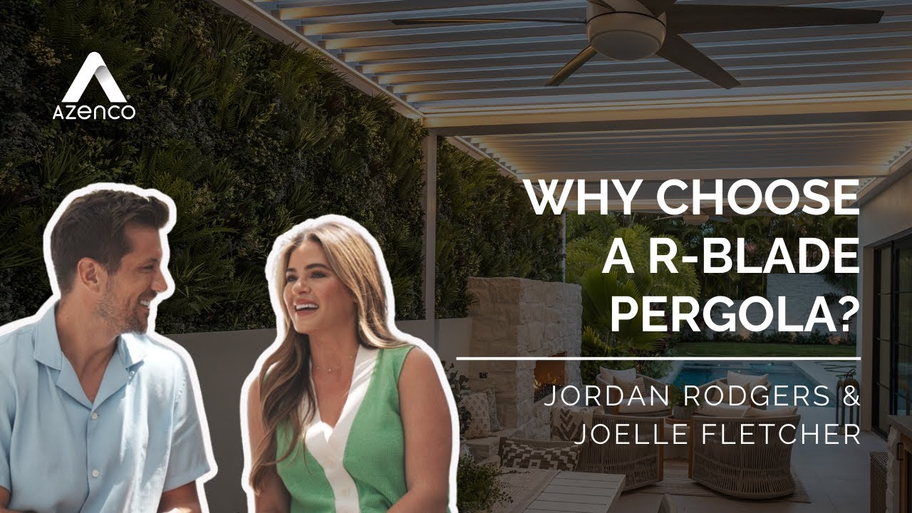 Believe in Better Quality Pergolas | Joelle and Jordan Talk About R-Blade Pergola Quality