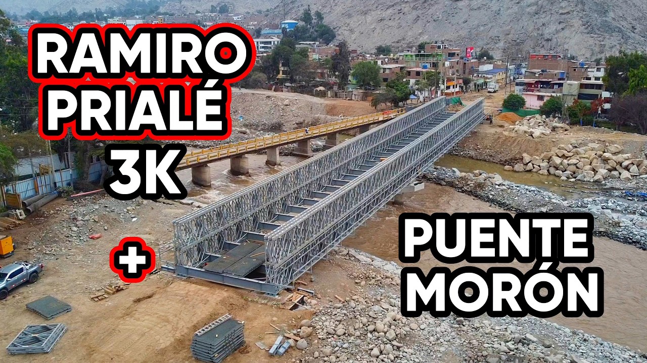 🔥 3 KM RAMIRO PRIALÉ y PUENTE MORÓN | Avances hasta la CARRETERA CENTRAL