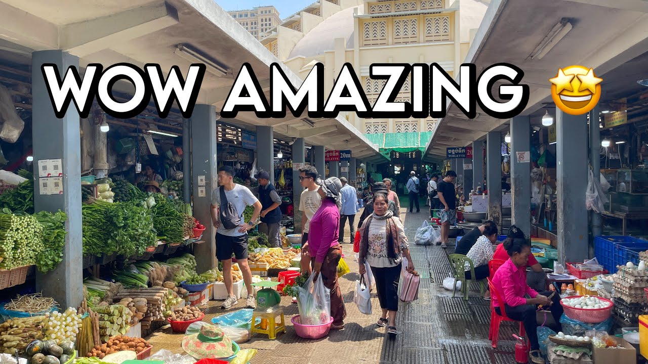 Central Market Phnom Penh 2026 🇰🇭 | Inside Cambodia’s Famous Market (4K Walk)