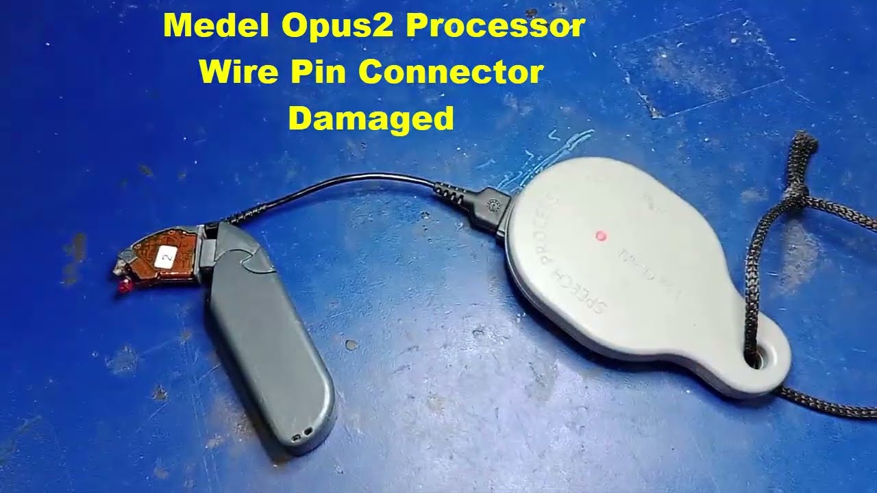 Medel Opus 2 Processor Wire Pin Connector Damaged| Wire Female Pins Connector Repaired Succesfully