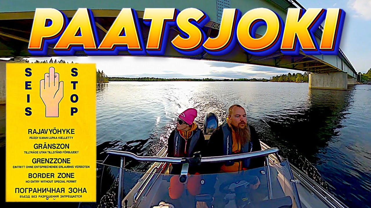 Karttaplotteri temppuilee Itärajalla, Paatsvuono ja Paatsjoki. Veneretki Inarijärvelle. Osa 7