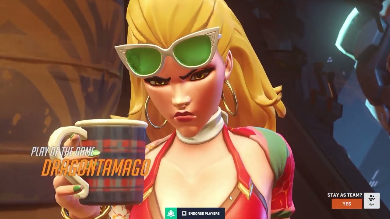 Overwatch2: Widowmaker gameplay Throne of Anubis (no commentary)