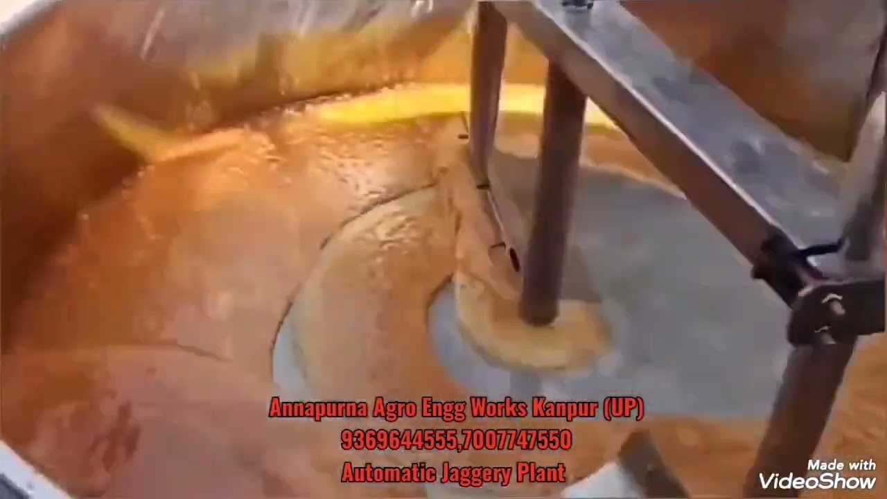 #agriculture #food #jaggery #business #sugarcane Automatic jaggery plant