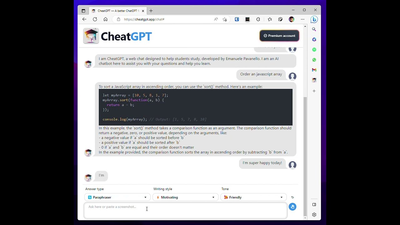 New CheatGPT Features 🔥