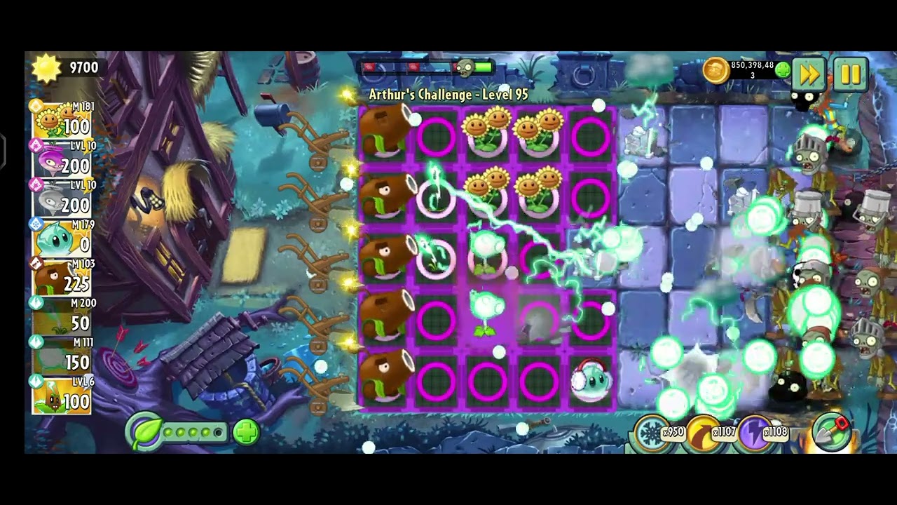 Pvz 2 Arthurs Chalengge lvl 95