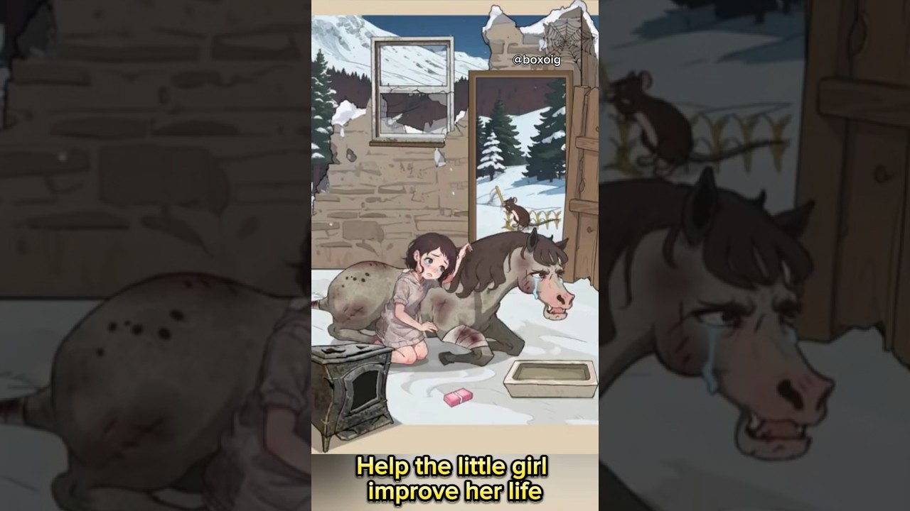 Help the little girl improve her life #games #trending #viral #anime