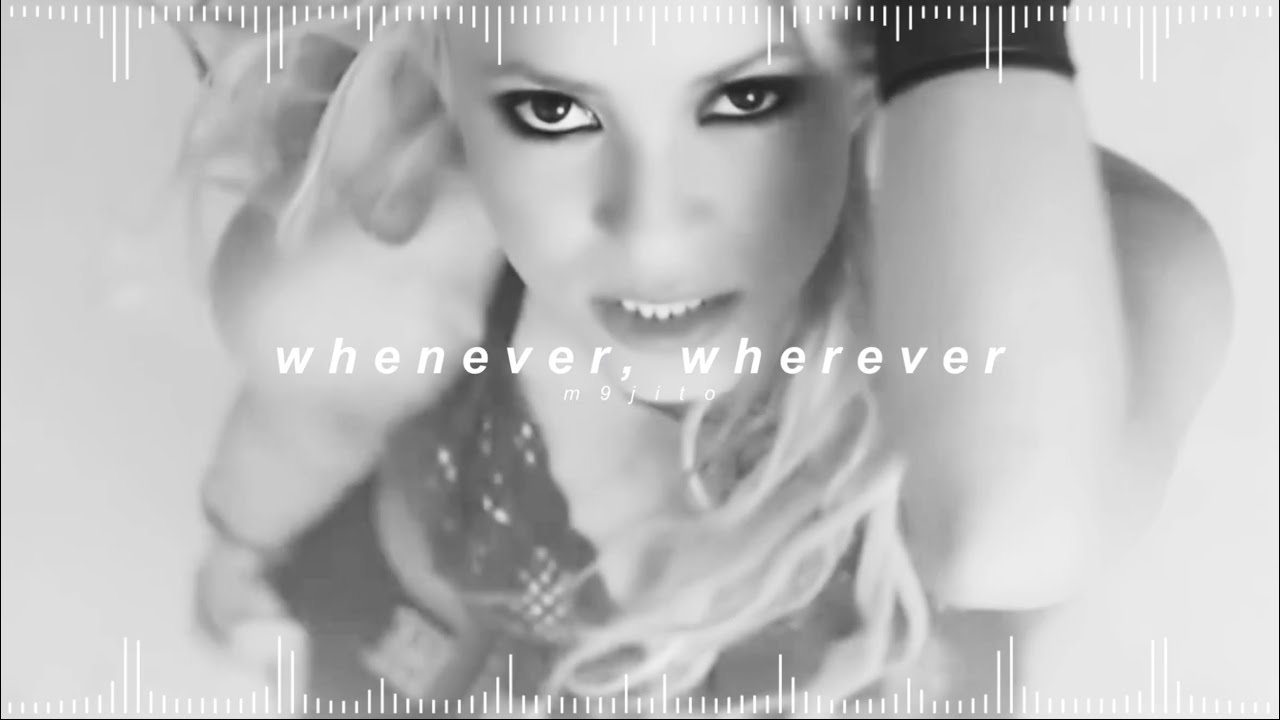 shakira - whenever, wherever ( 𝘀𝗹𝗼𝘄𝗲𝗱 + 𝗿𝗲𝘃𝗲𝗿𝗯 )