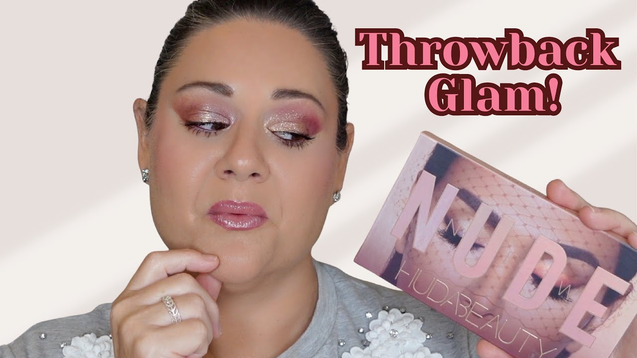 Using Huda Beauty's OG New Nude Palette + Brand Chat! Throwback Glam!