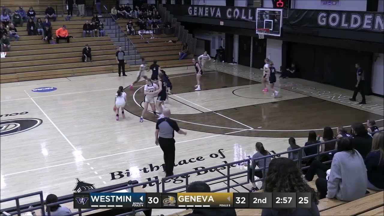 Geneva WBB Senior Day Highlights vs Westminster on 2.21.26