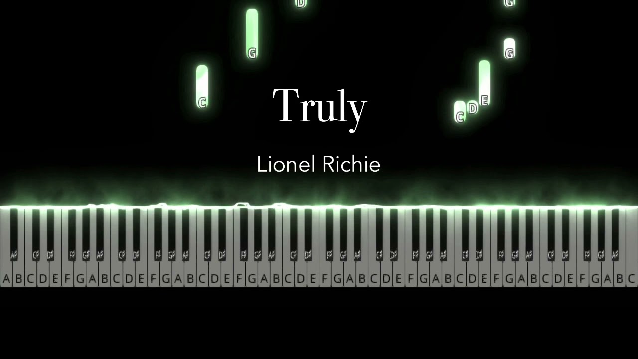 Truly - Lionel Richie | Piano Tutorial by Andre Panggabean