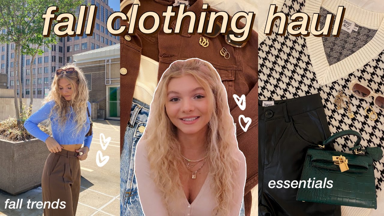 FALL TRY-ON CLOTHING HAUL 2021!! *fall essentials, pinterest inspired, trendy*
