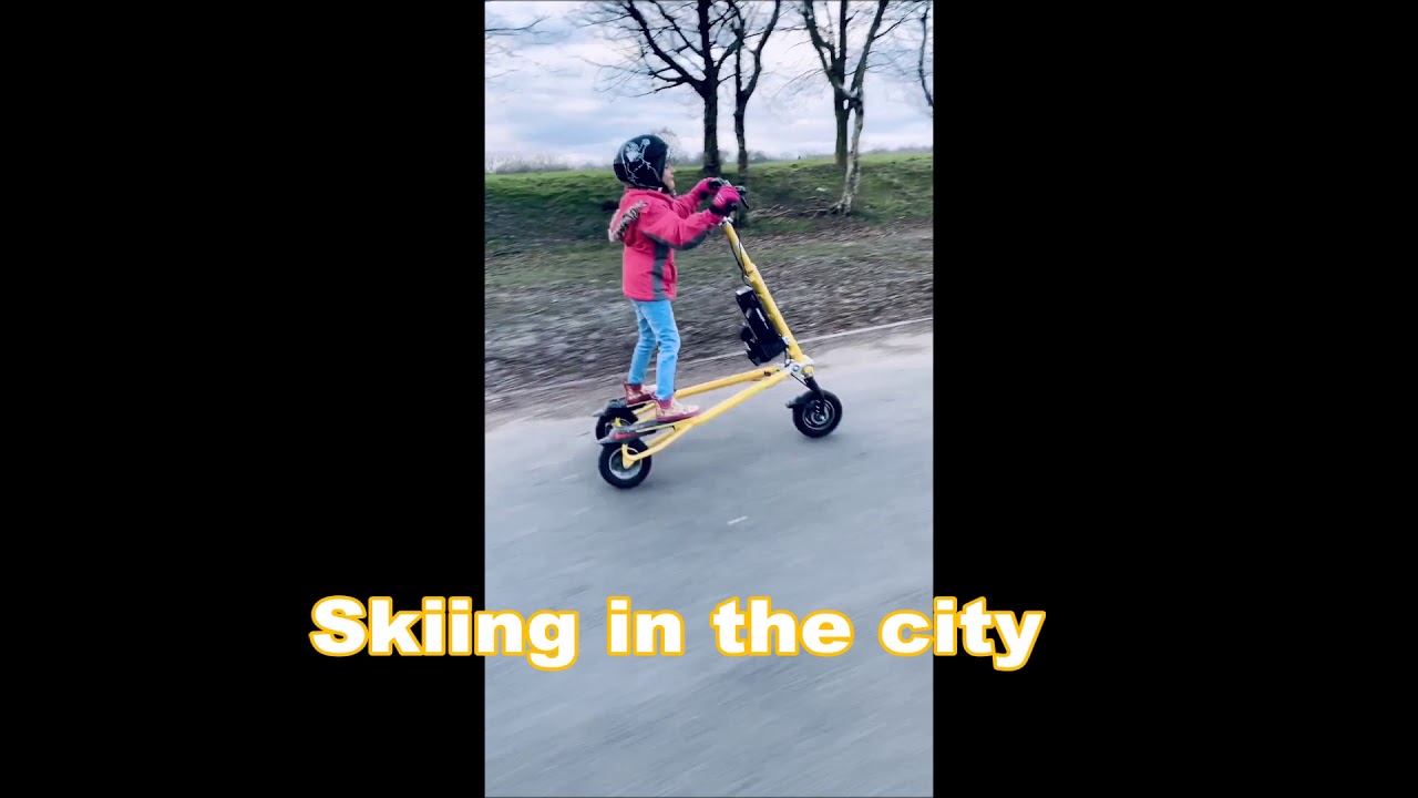 Electric Vehicle Trikke - Easy, Stable, Smile, Fun - Scooter.