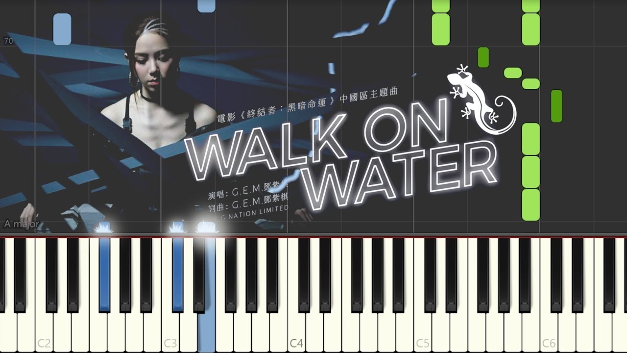 G.E.M. 鄧紫棋 - Walk on Water (Piano Tutorial by Javin Tham)