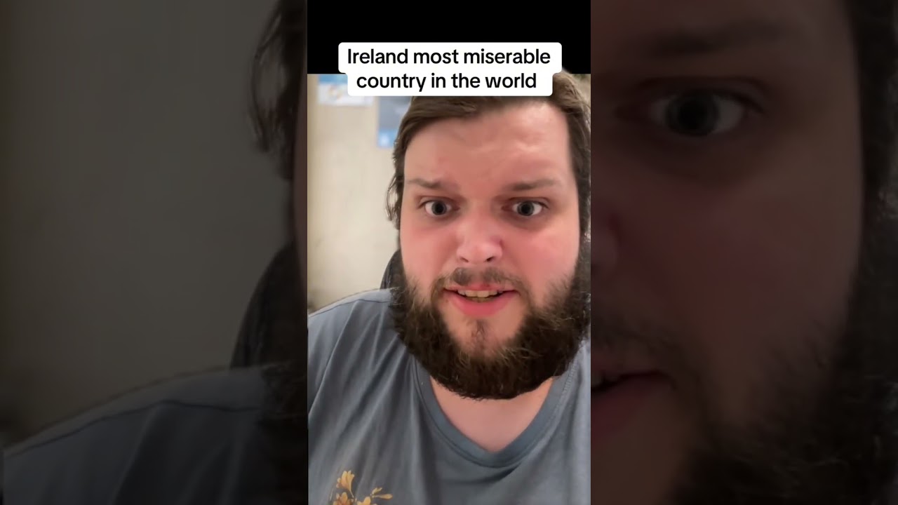 Ireland most miserable country in the world