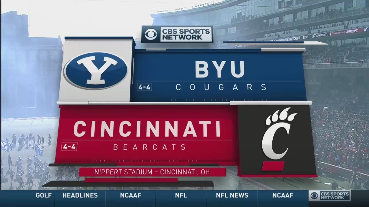 NCAAF 2016 / Week 10 / 05.11.2016 / BYU Cougars @ Cincinnati Bearcats / 720pier