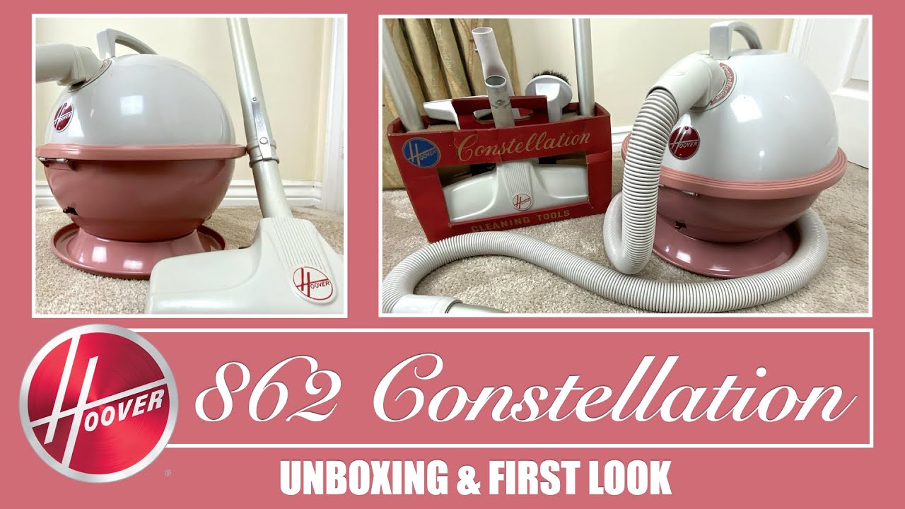 1960s Hoover Pink Constellation Vacuum Cleaner Unboxing & First Look