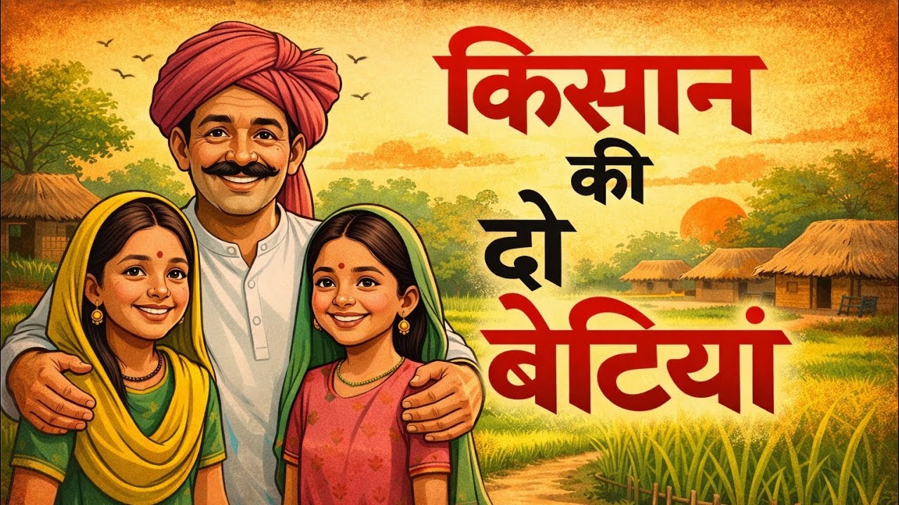 किसान की दो बेटियां |Moral Stories | Hindi Kahaniyan |