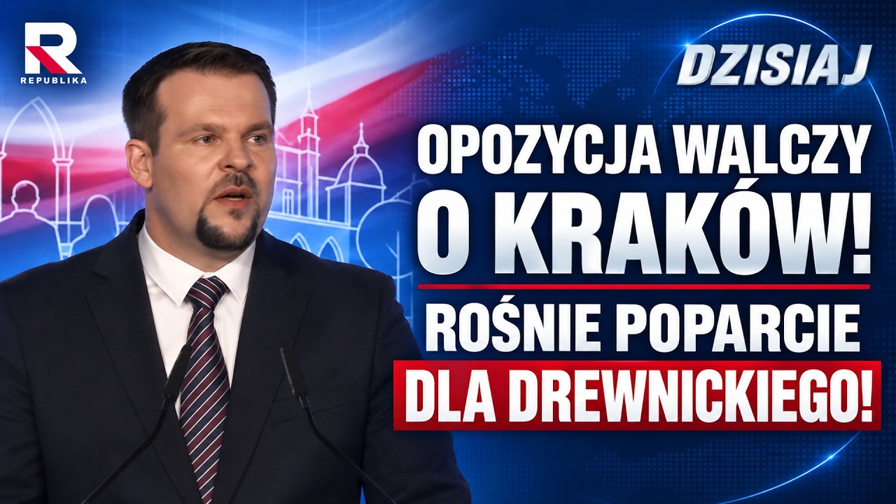 OPOZYCJA WALCZY O KRAK&Oacute;W! ROŚNIE POPARCIE MICHAŁA DREWNICKIEGO! CZY POKONA KANDYDATKĘ TUSKA?