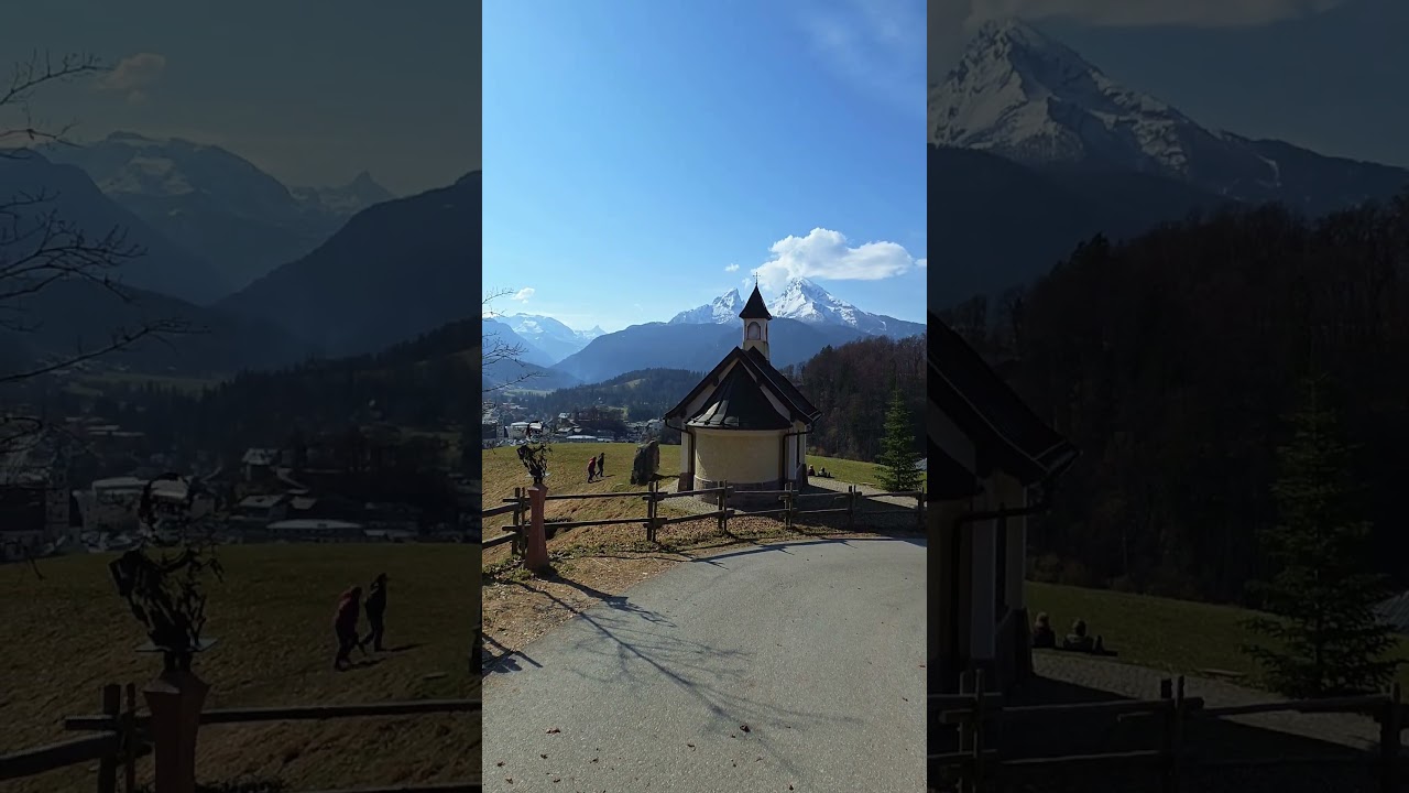Kirchleitnkapelle 🥰 #berchtesgadenerland #bayern #fyp #alpen #berchtesgaden #frühling #sonne