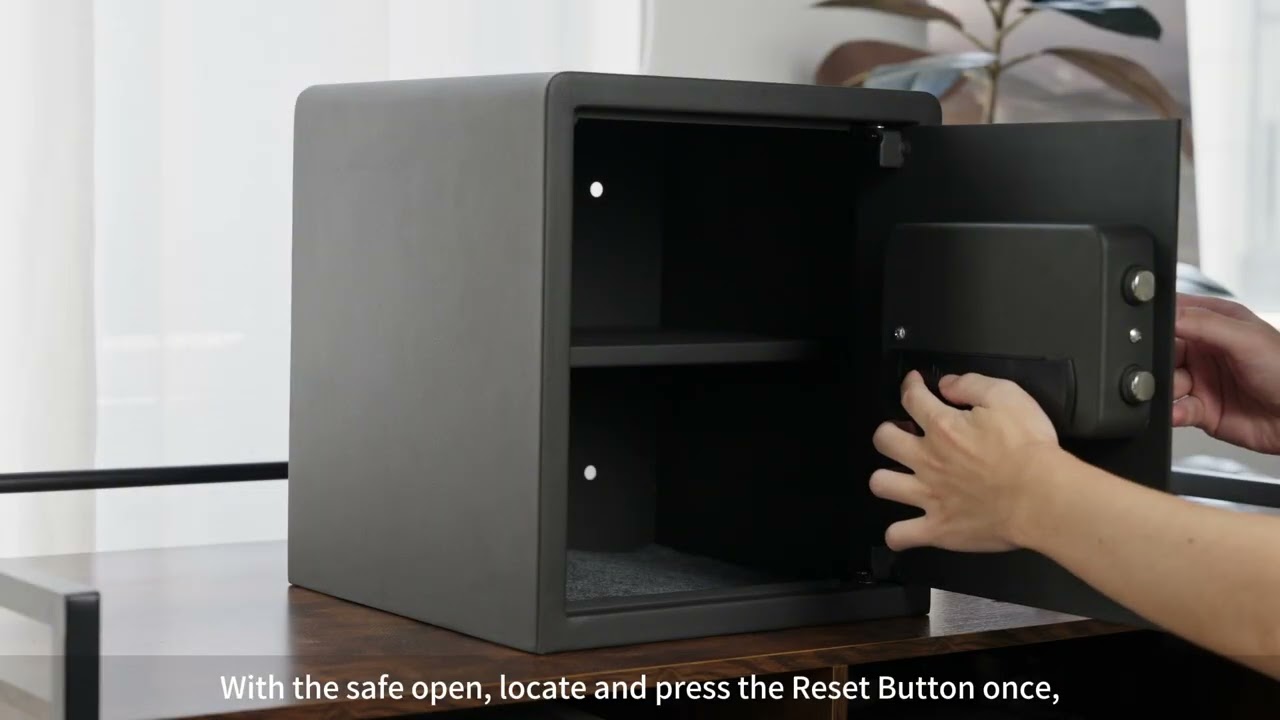 How to program RPFSA series fingerprint security home safe