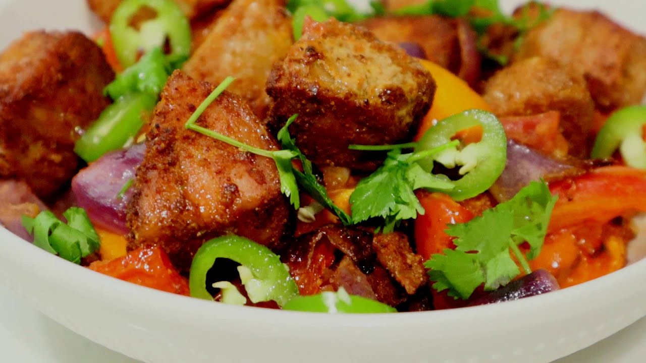Air-fried Tuna Steak salad / Best Tuna recipe  / Healthy tuna recipe /Chana's Creations