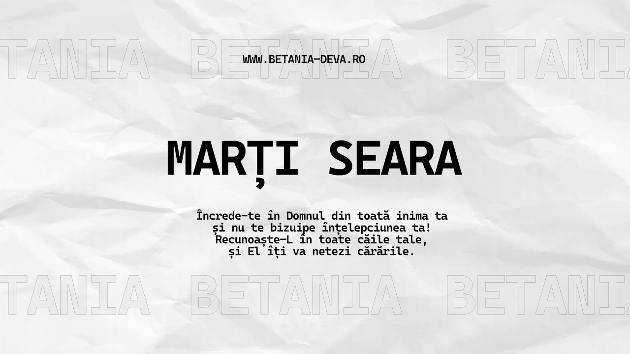 Marți Seara | 17.02.2026
