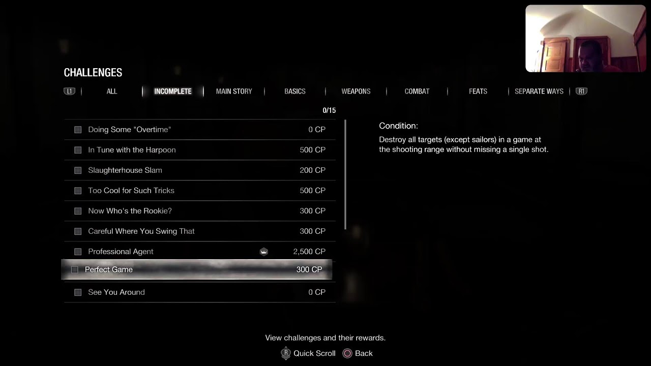 RE4 Remake challenges run