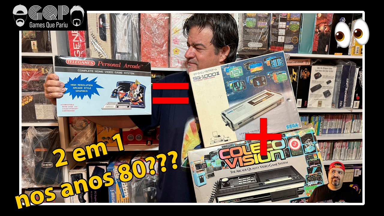 GQP - DINA 2 in 1 - O console 2 em 1 dos anos 80!