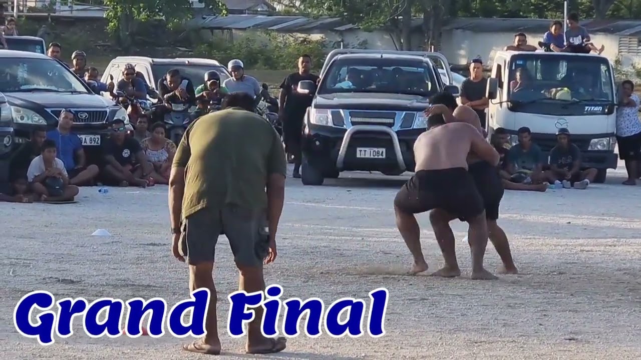Nauru Independence Day 2022 Traditional Wrestling Men's Open Champion Joshua Agege
