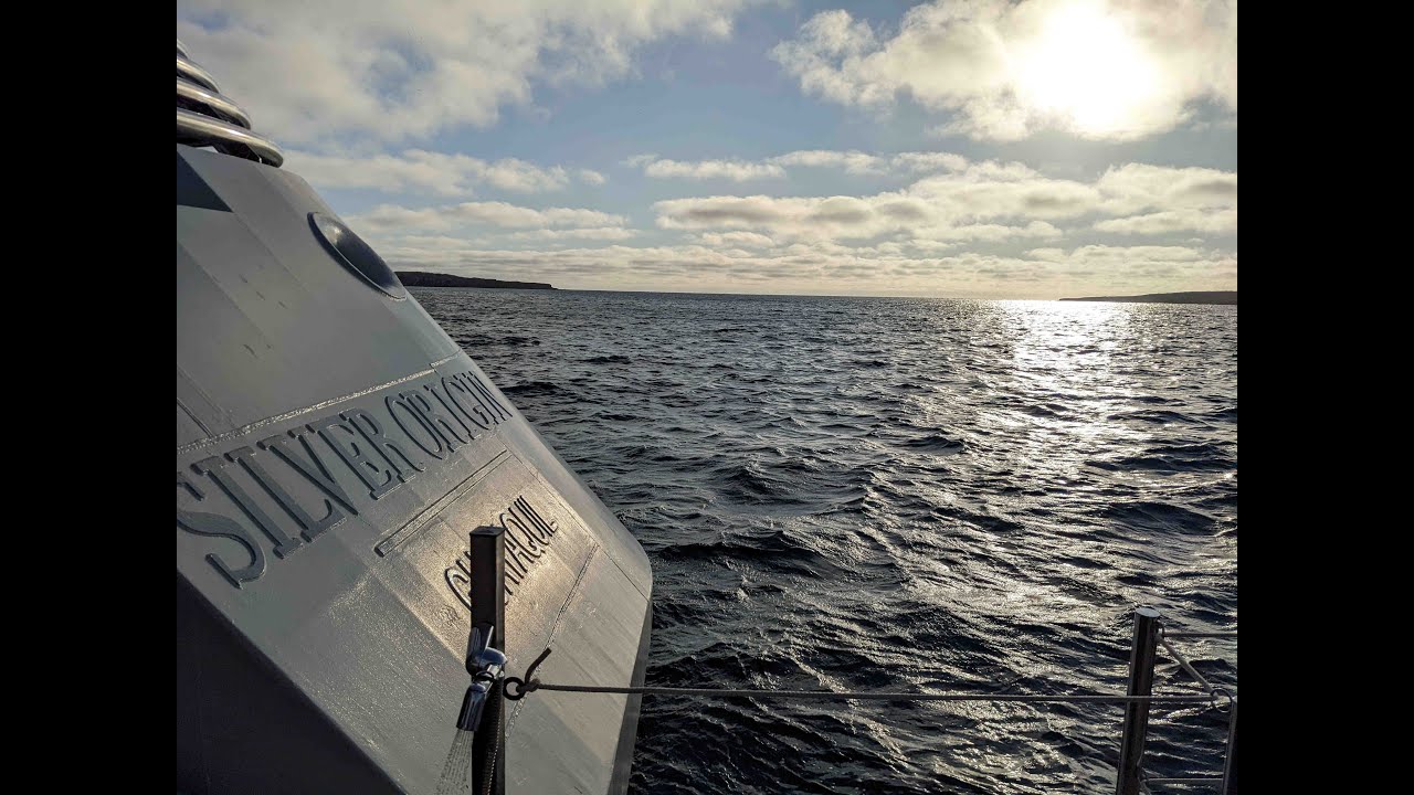 A tour of the Silver Origin , sailing in the Galapagos