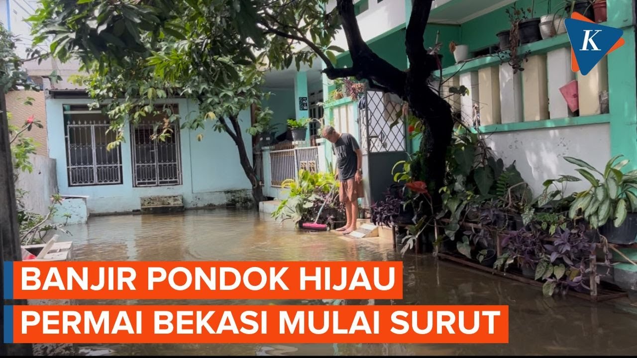 Banjir Pondok Hijau Permai Bekasi Surut, RW: Ketinggian Air Masih 20-60 Cm